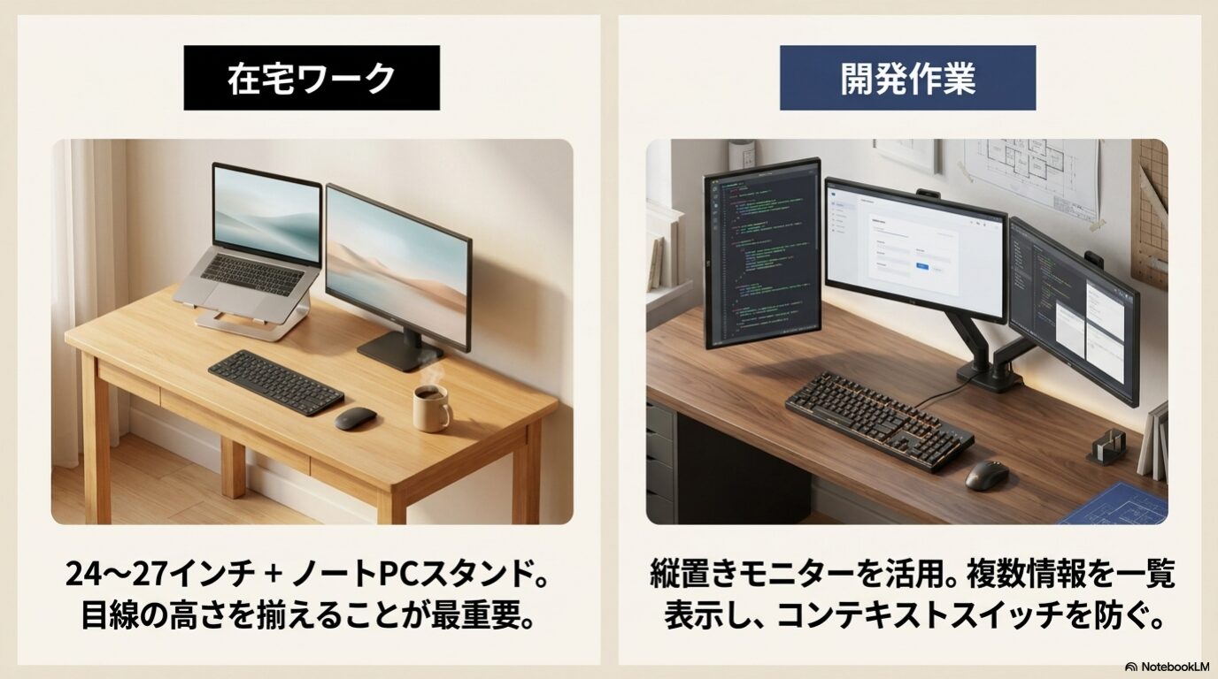 マルチディスプレイ環境の作り方｜現役SEのおすすめ構成 | エンジニアの庭